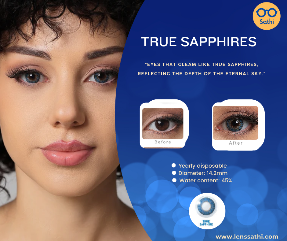 Contact Lens - Color True Sapphire